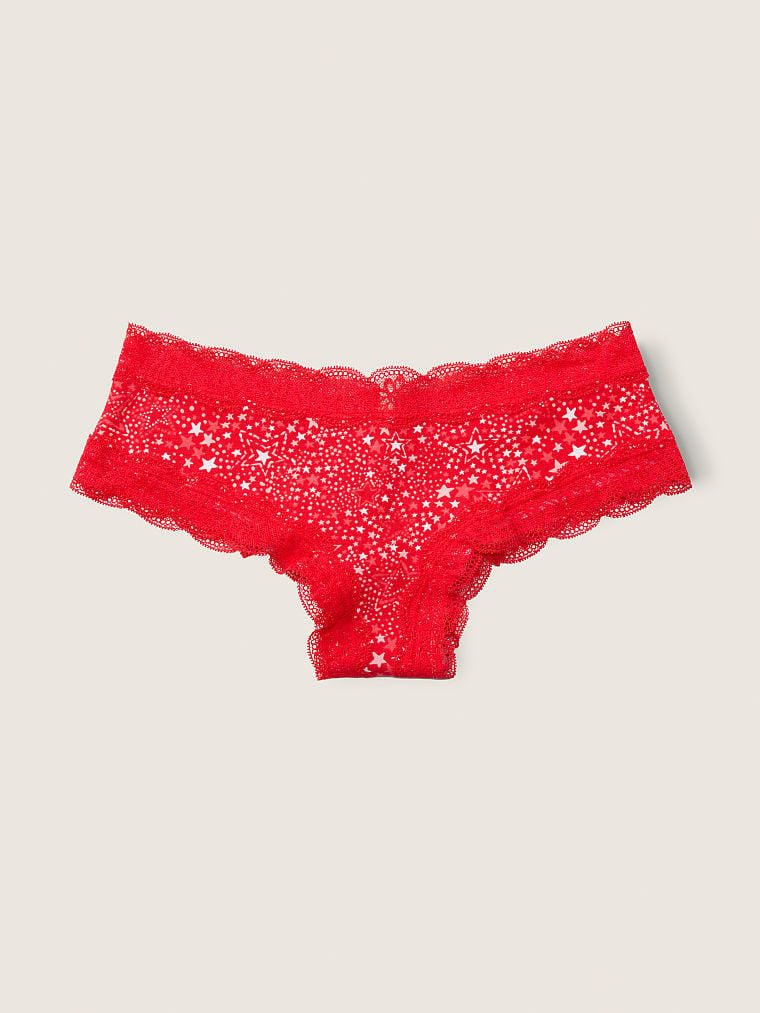 Lace Trim Mini Cheekster Panty - PINK - Victoria's Secret