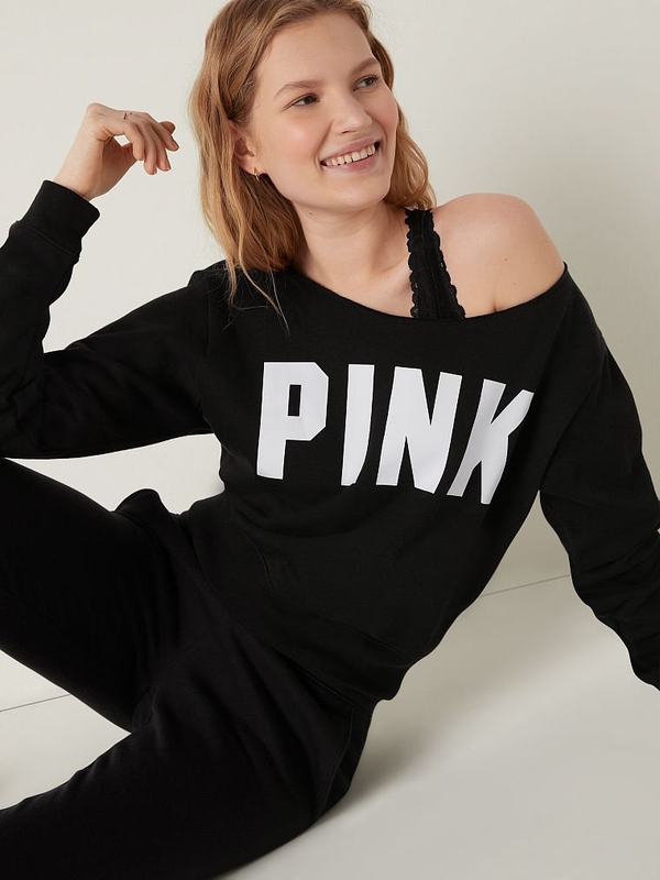 victoria secret long sleeve crop top