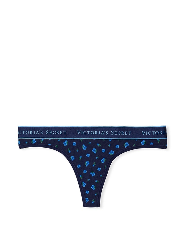 Buy Victoria's Secret Logo Cotton Thong Panty Online in Kuwait