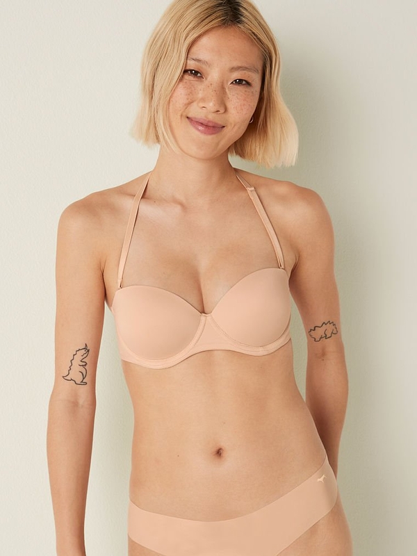 Wherewithal The Everywhere Underwire Front Closure Strapless Bra In Sunrise