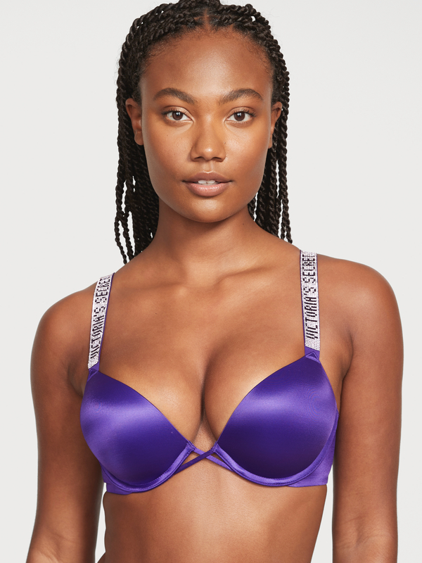 Buy Victorias Secret, Very Sexy Push up Bra Bling Shimmery Blue Lace (32DDD)  Online at desertcartKUWAIT