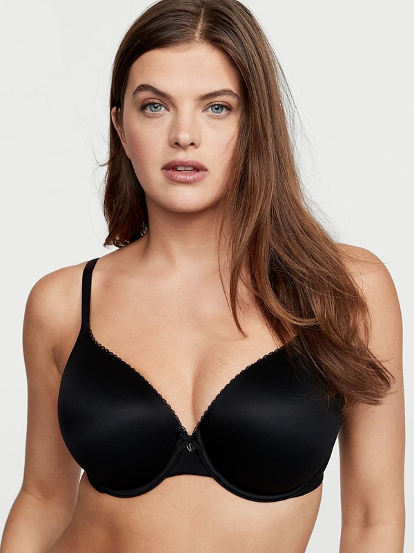 Victoria's Secret Perfect Coverage T Shirt Bra, Full Coverage, Lightly  Lined, Adjustable Straps, Bras for Women, Body by Victoria Collection,  Black (32C), Black Smooth, 32C: Buy Online at Best Price in UAE 