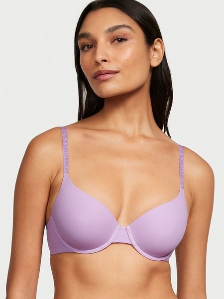 Victoria's Secret T Shirt Lightly Lined Wireless Bra Purple 36D Nwt Size  undefined - $32 New With Tags - From Marie