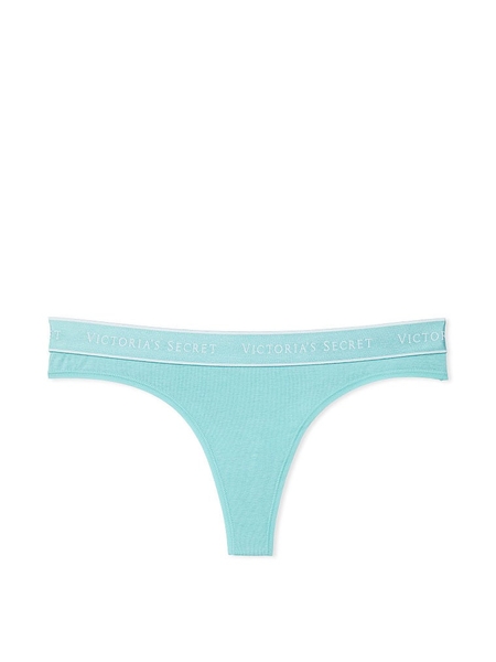 Buy Victoria's Secret Pink Logo Velvet Thong Panty Ink Blue (Medium) Online  at desertcartKUWAIT