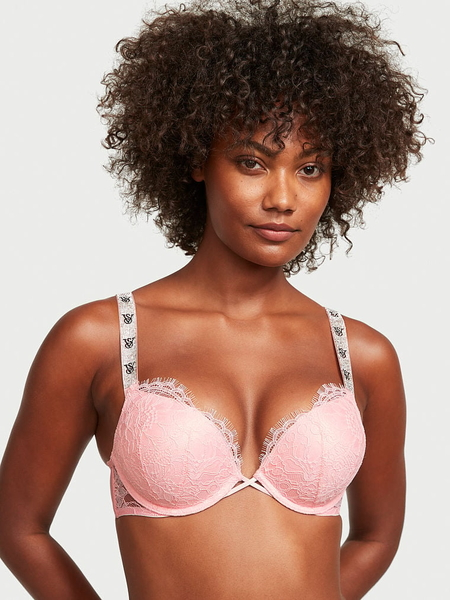 Buy Victoria's Secret Bombshell Add 2 Cup Bra (32C, Hot Pink Mesh) Online  at desertcartKUWAIT