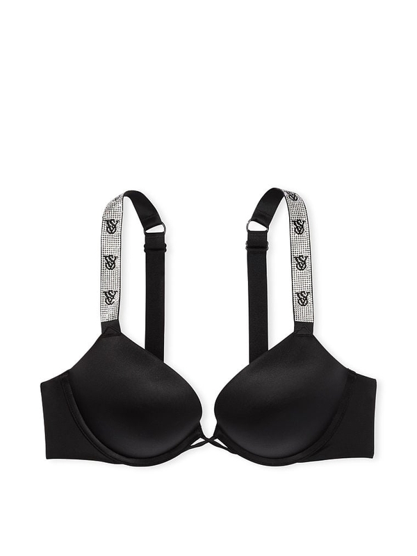 Buy Victoria's Secret Bombshell Add 2 Cup Sizes Push-up Bra (34D, Black  Fishnet) Online at desertcartKUWAIT
