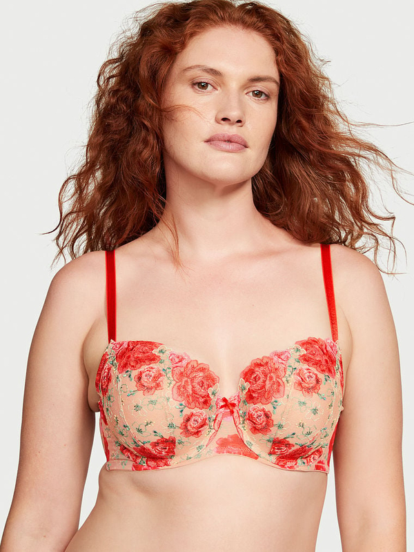 Buy Dream Angels Lightly Lined Floral Embroidery Demi Bra Online in Kuwait  City