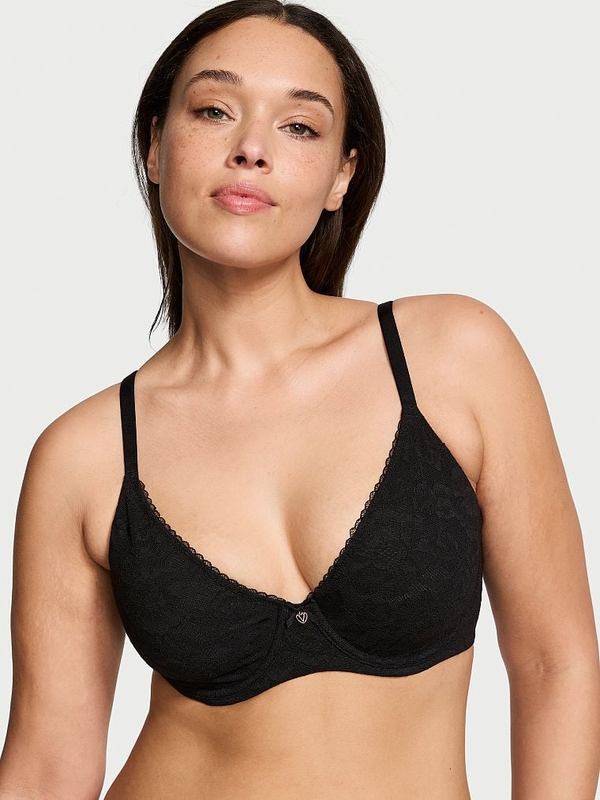 Unique Bargains Women's Lace Bra Sets Minimizer Adjustable